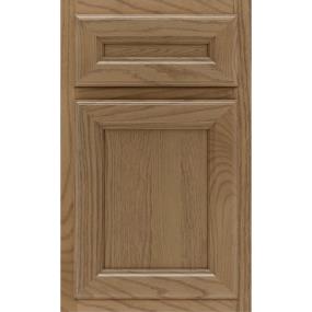 5 Piece Buckskin Medium Finish 5 Piece Cabinets