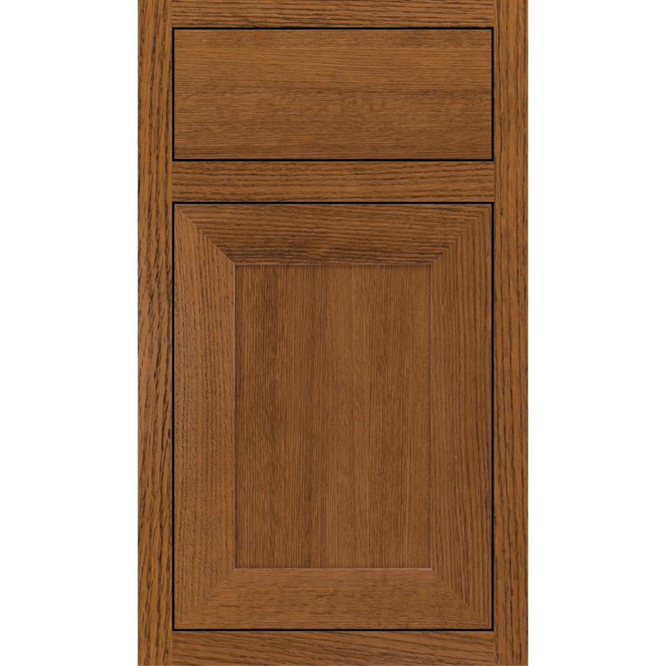 Square Suede Medium Finish Square Cabinets