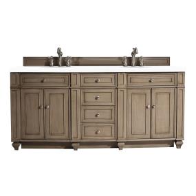 Base with Sink Top Whitewashed Medium Finish Vanities
