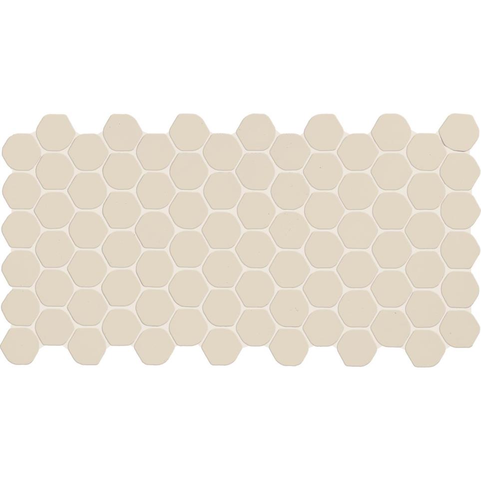 Mosaic Almond Matte Beige/Tan Tile