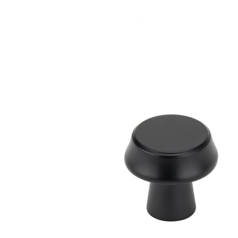 Knob Matte Black Black Knobs