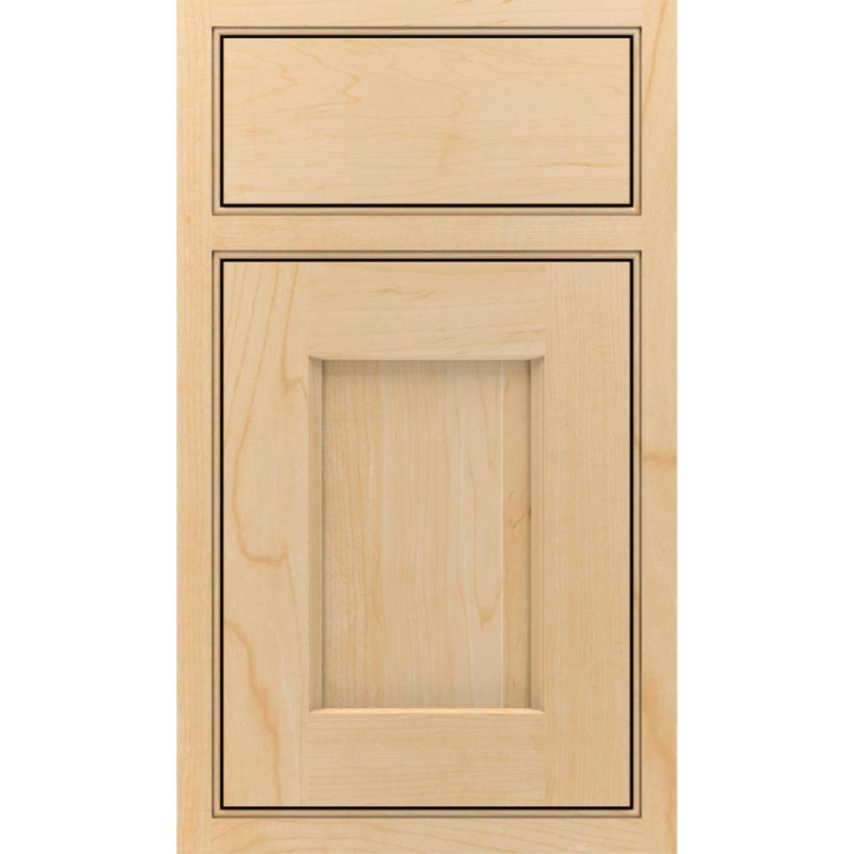 Square Natural Light Finish Square Cabinets