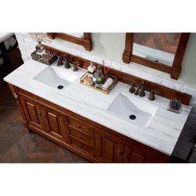 Base with Sink Top Warm Cherry Medium Finish Vanities