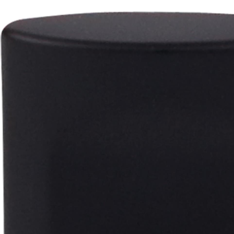 Knob Flat Black Black Knobs