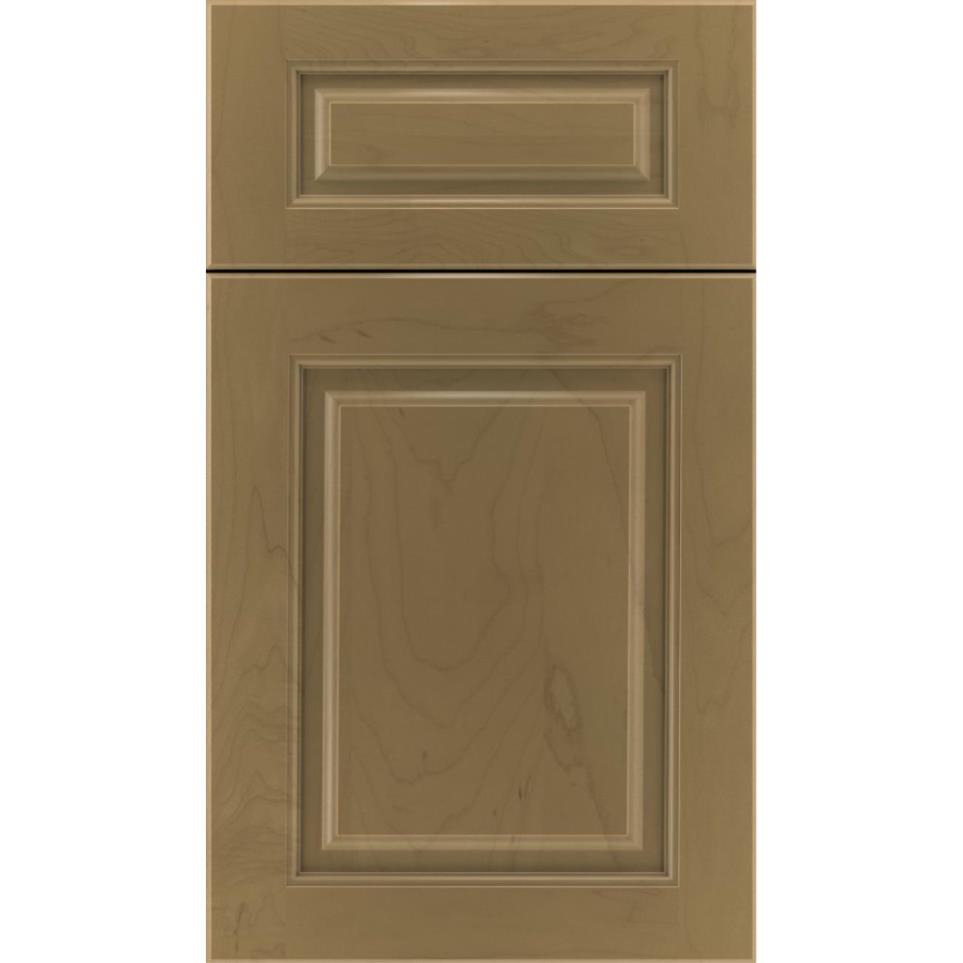 Square Frappe Medium Finish Square Cabinets