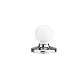Knob Chrome / White Chrome Knobs