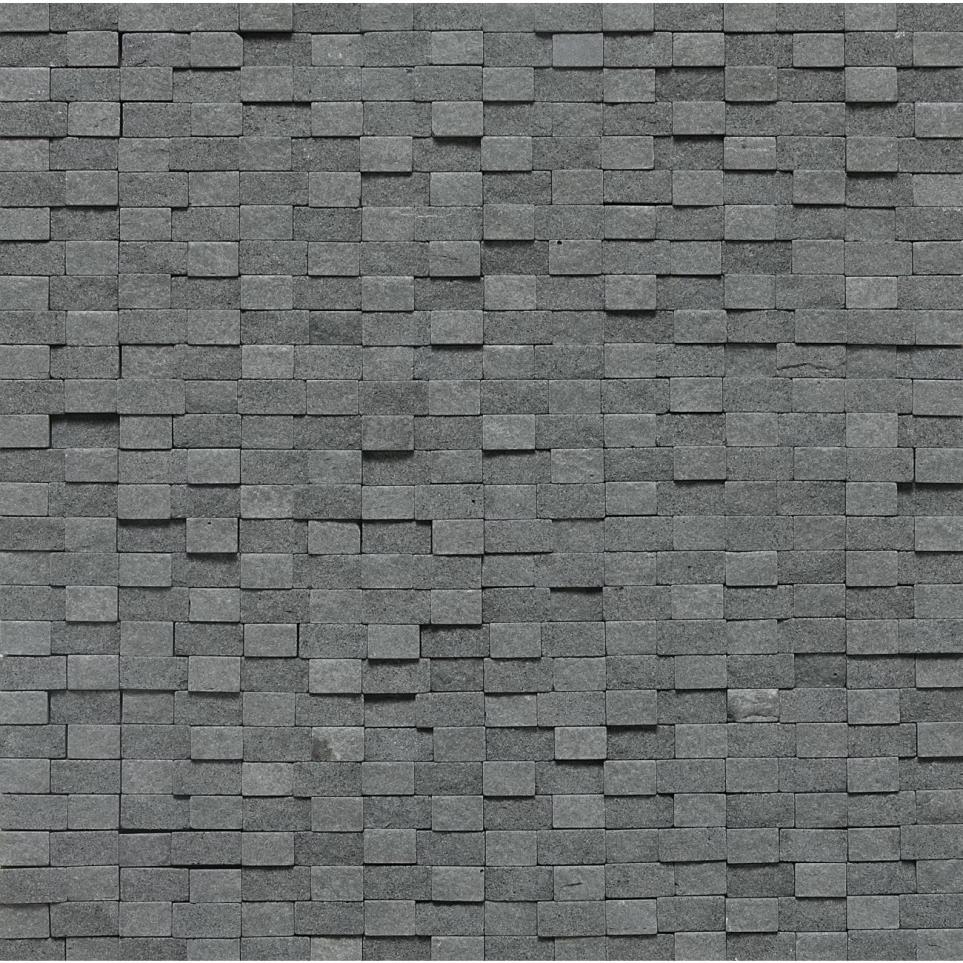 Daltile Urban Bluestone Split Face 11"x11" Stone Tile Mosaic Urban Bluestone Split Face Gray Tile