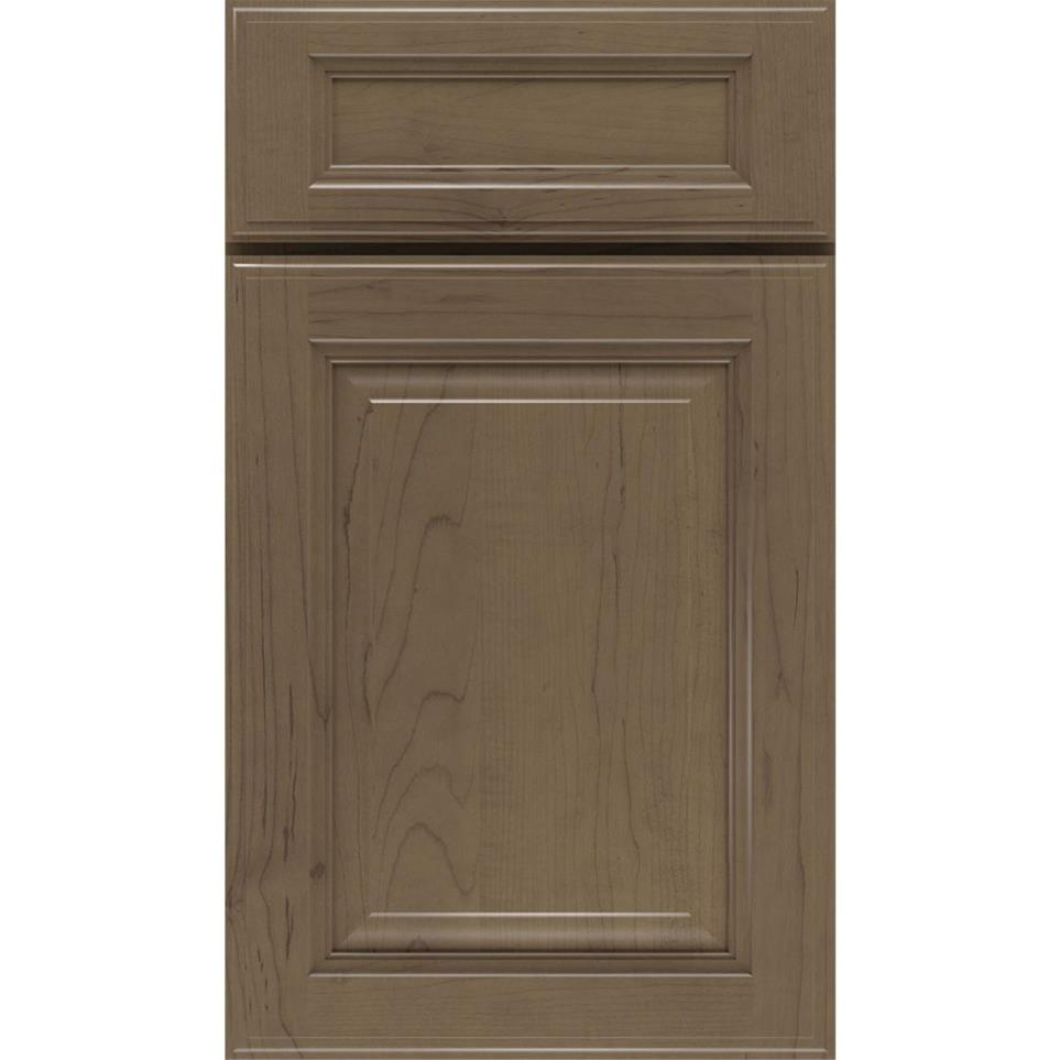 Square Burlap Medium Finish Square Cabinets