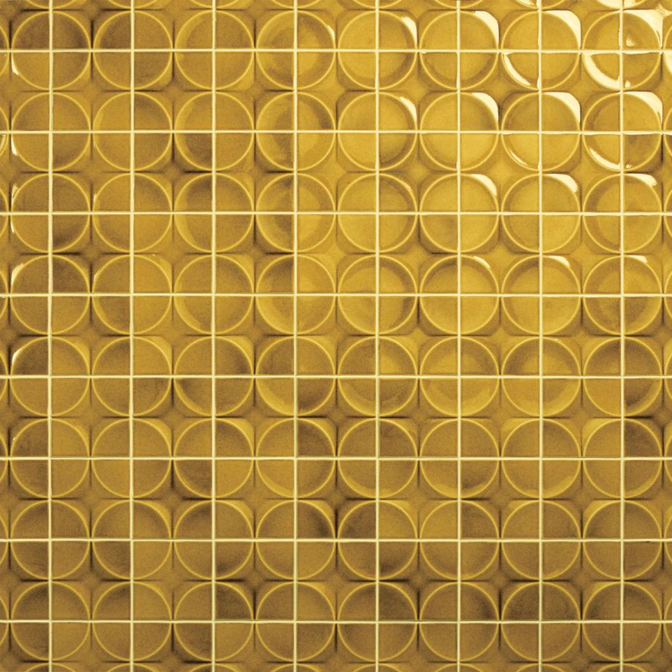 Daltile Marigold Glossy 4"x4" Ceramic Wall Tile Tile Marigold Glossy Yellow Tile