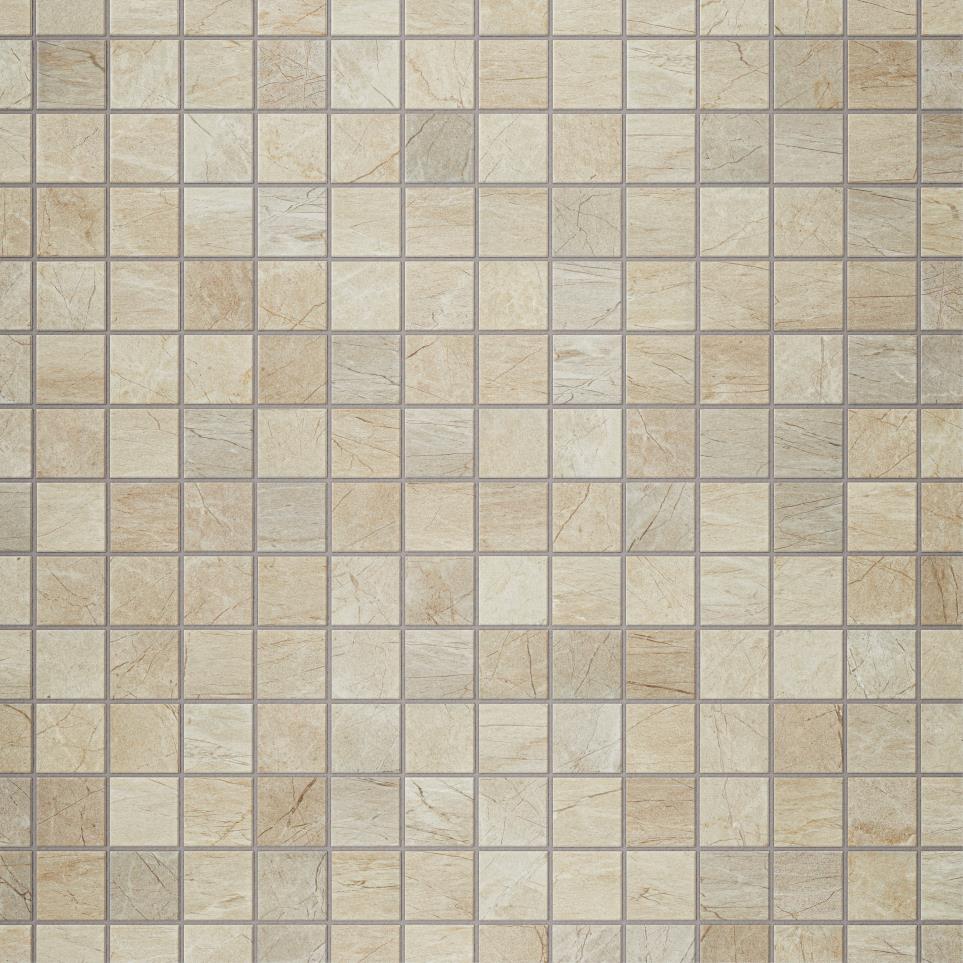 Mosaic Almond Matte Beige/Tan Tile