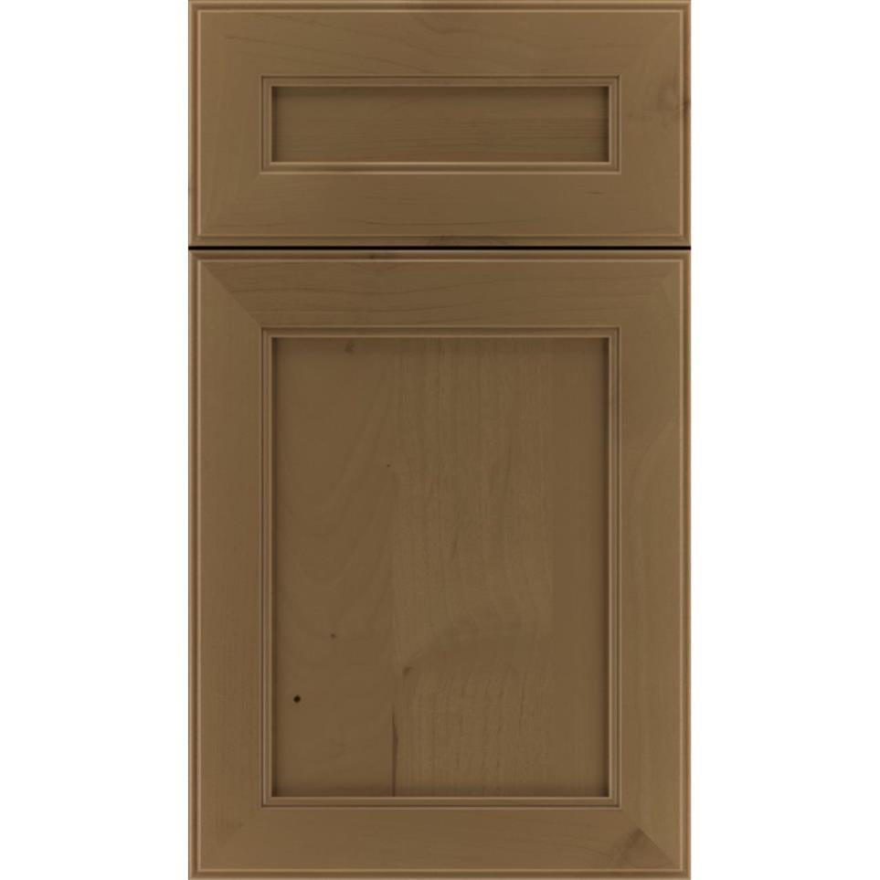 Square Frappe Medium Finish Square Cabinets