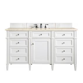 Base with Sink Top Bright White White Vanities