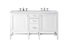 Base with Sink Top Glossy White White Vanities