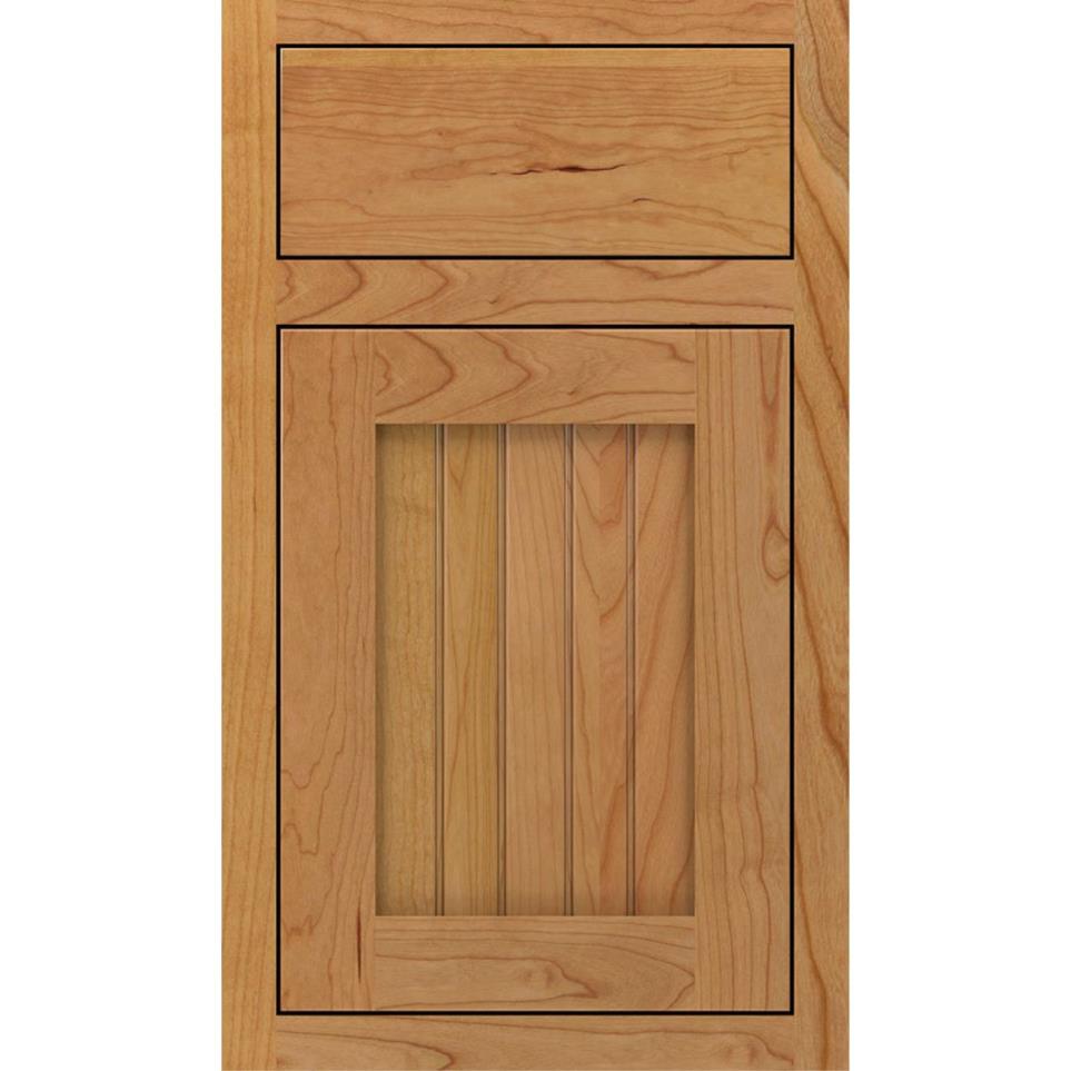 Square Natural Light Finish Square Cabinets