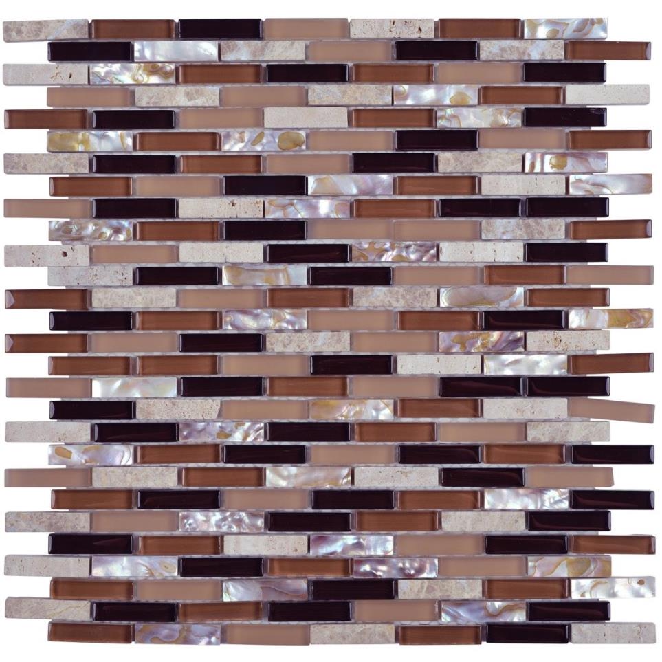 Mosaic Turtle Bay Brown Tile