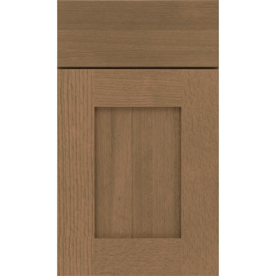 Square Gunny Medium Finish Square Cabinets