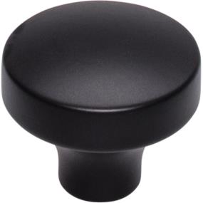 Knob Flat Black Black Knobs