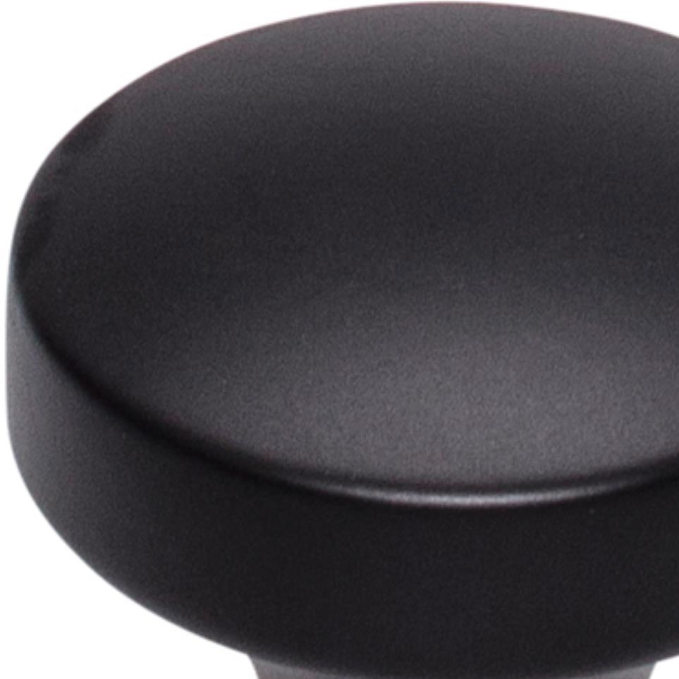 Knob Flat Black Black Knobs