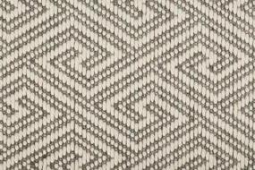 Woven Ivory Dove White Carpet