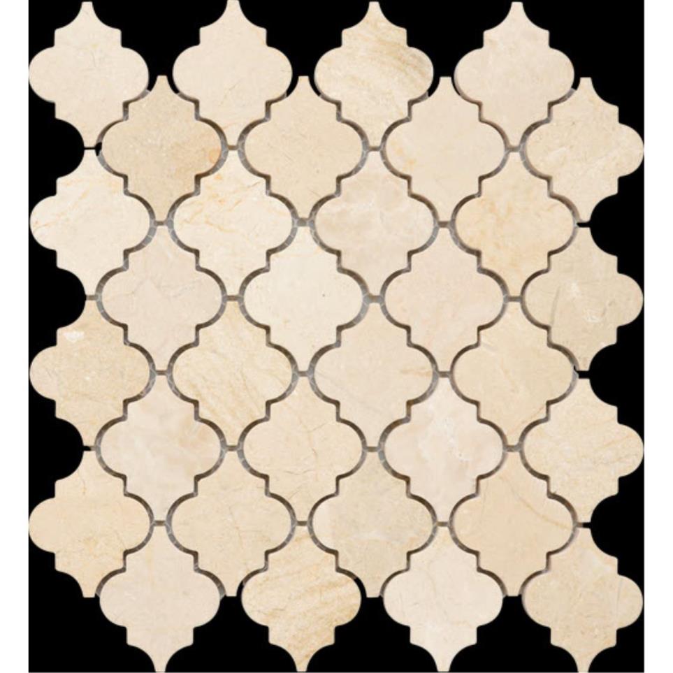 Mosaic Cremalant Opaline Beige/Tan Tile