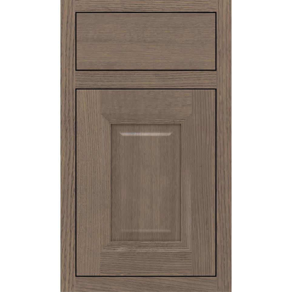 Square Cliff Medium Finish Square Cabinets