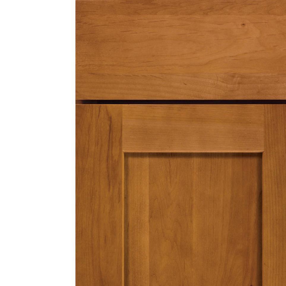 Square Palomino Medium Finish Square Cabinets