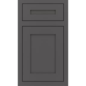 Inset Peppercorn Paint - Grey Inset Cabinets