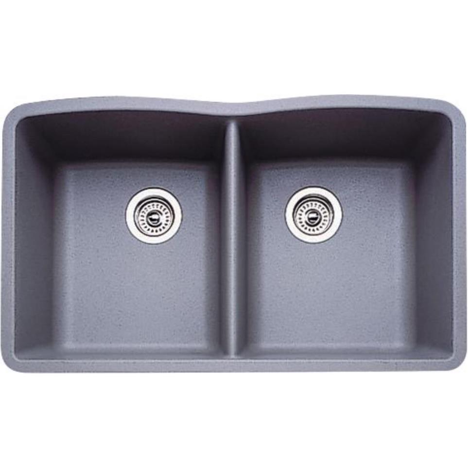 Metallic Gray Grey / Black Sinks