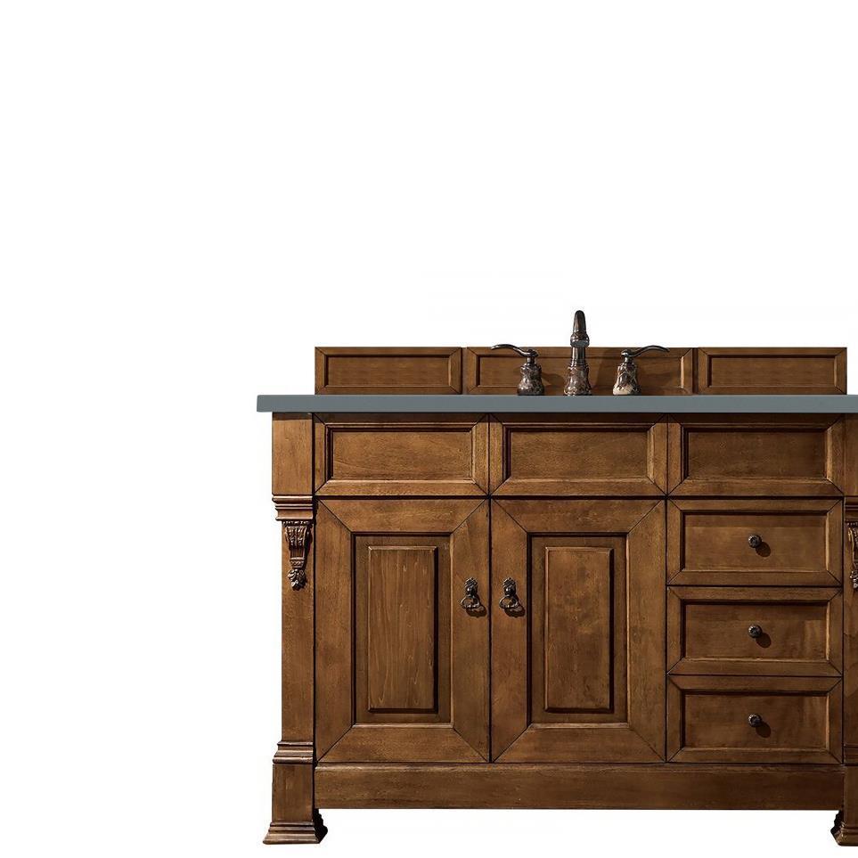 Base with Sink Top Country Oak Medium Finish Vanities