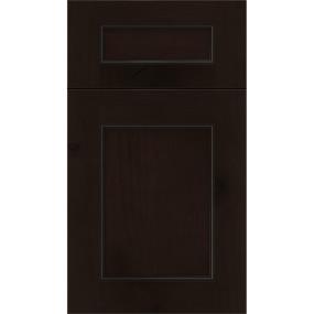 Square Espresso Black Glaze Glaze - Stain Square Cabinets