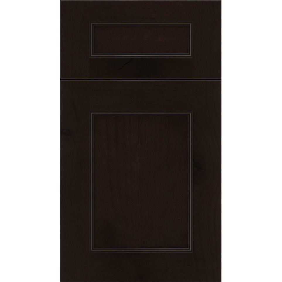 Square Espresso Black Glaze Glaze - Stain Square Cabinets