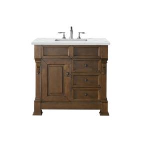 Base with Sink Top Country Oak Medium Finish Vanities