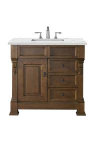 Base with Sink Top Country Oak Medium Finish Vanities