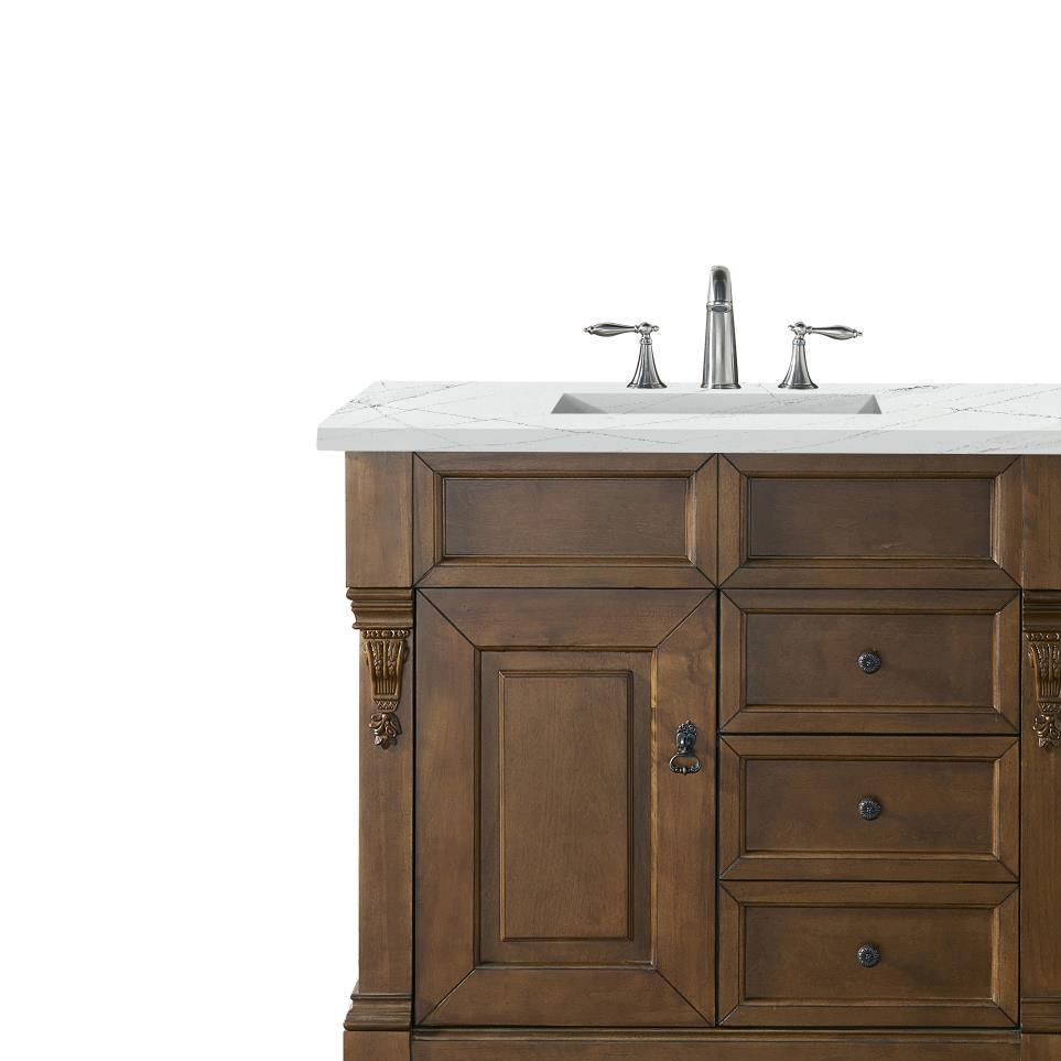 Base with Sink Top Country Oak Medium Finish Vanities