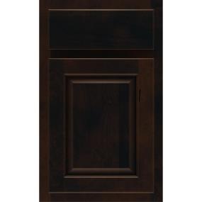 Square Chocolate Dark Finish Square Cabinets