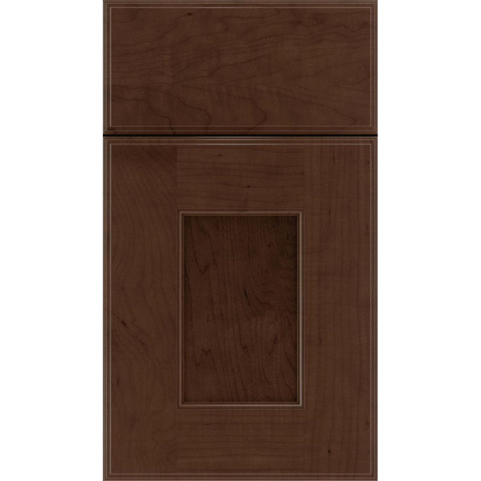 Square Cappuccino Dark Finish Square Cabinets