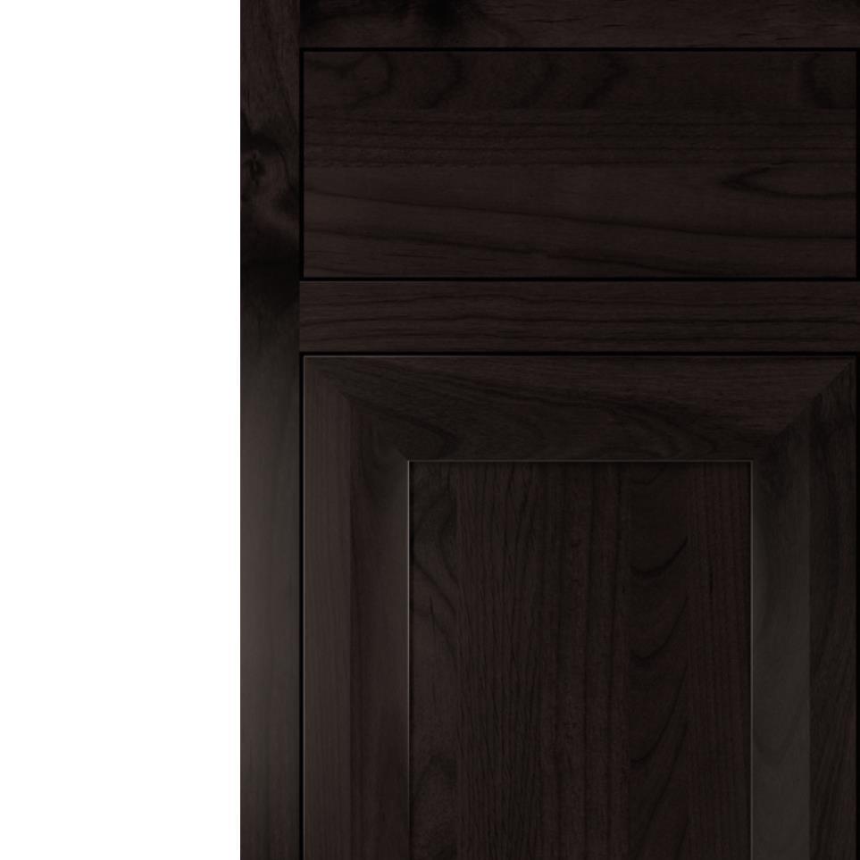 Inset Stout Dark Finish Inset Cabinets