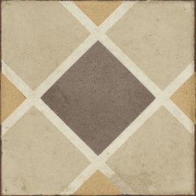 Decoratives and Medallions Warm Rombo Matte Brown Tile