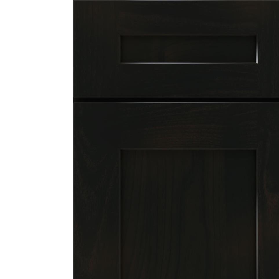 Square Chocolate Dark Finish Square Cabinets