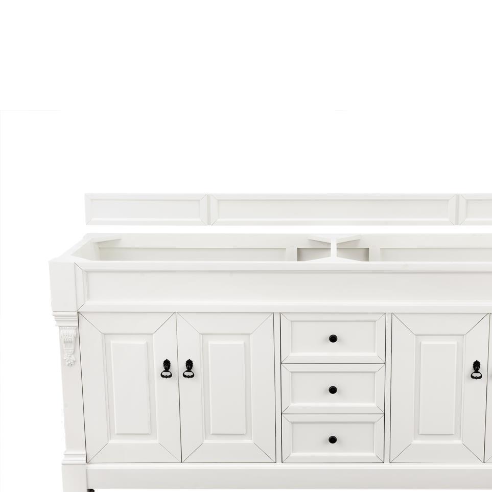 Base with Sink Top Bright White White Vanities