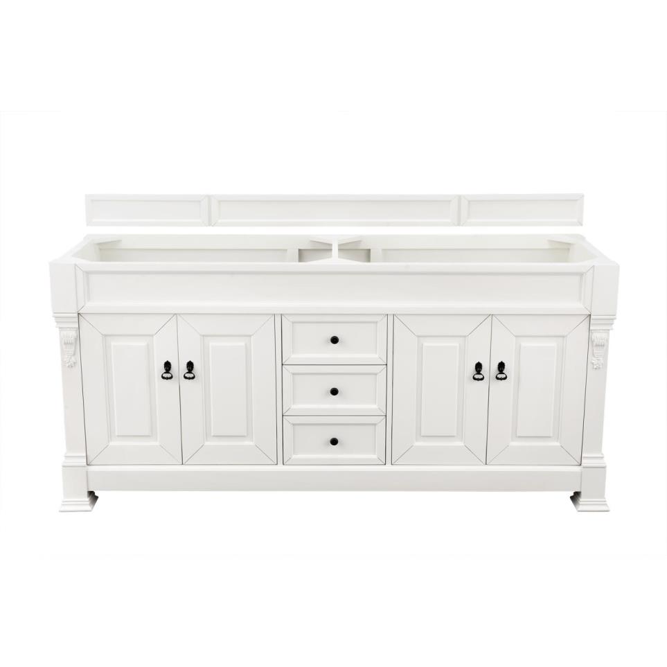 Base with Sink Top Bright White White Vanities