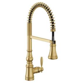 Kitchen Brushed Gold Brass / Gold Faucets