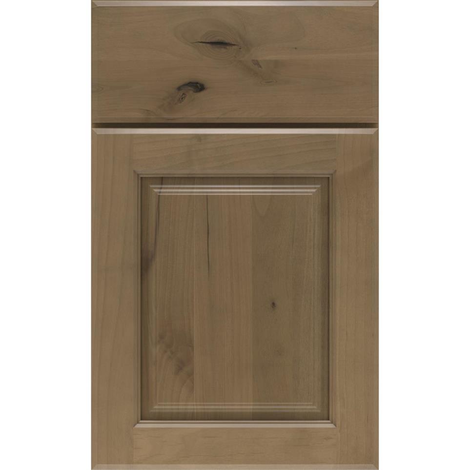 Square Buckskin Medium Finish Square Cabinets