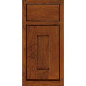 Square Nutmeg Onyx Medium Finish Square Cabinets