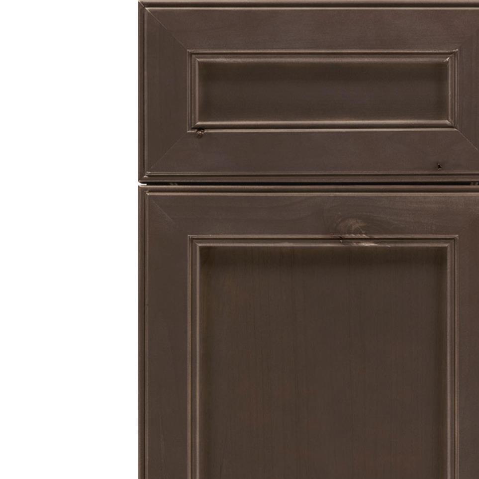 Square Thunder Dark Finish Square Cabinets