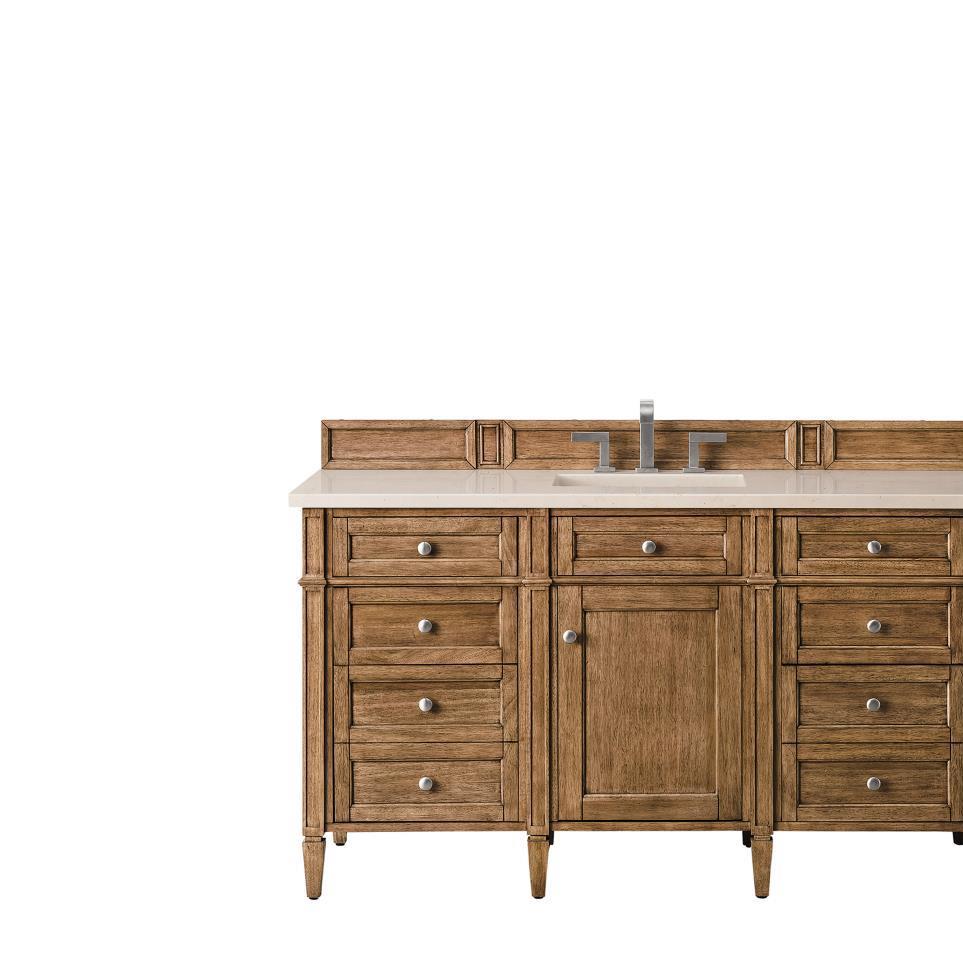 Base with Sink Top Saddle Brown Medium Finish Vanities