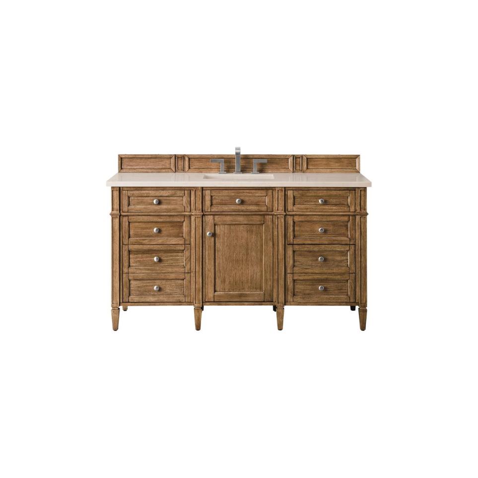 Base with Sink Top Saddle Brown Medium Finish Vanities