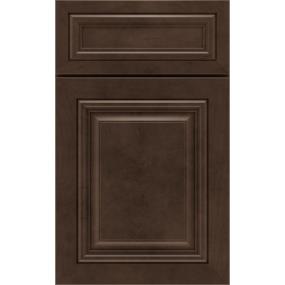 5 Piece Thatch Dark Finish 5 Piece Cabinets