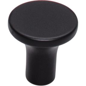 Knob Flat Black Black Knobs