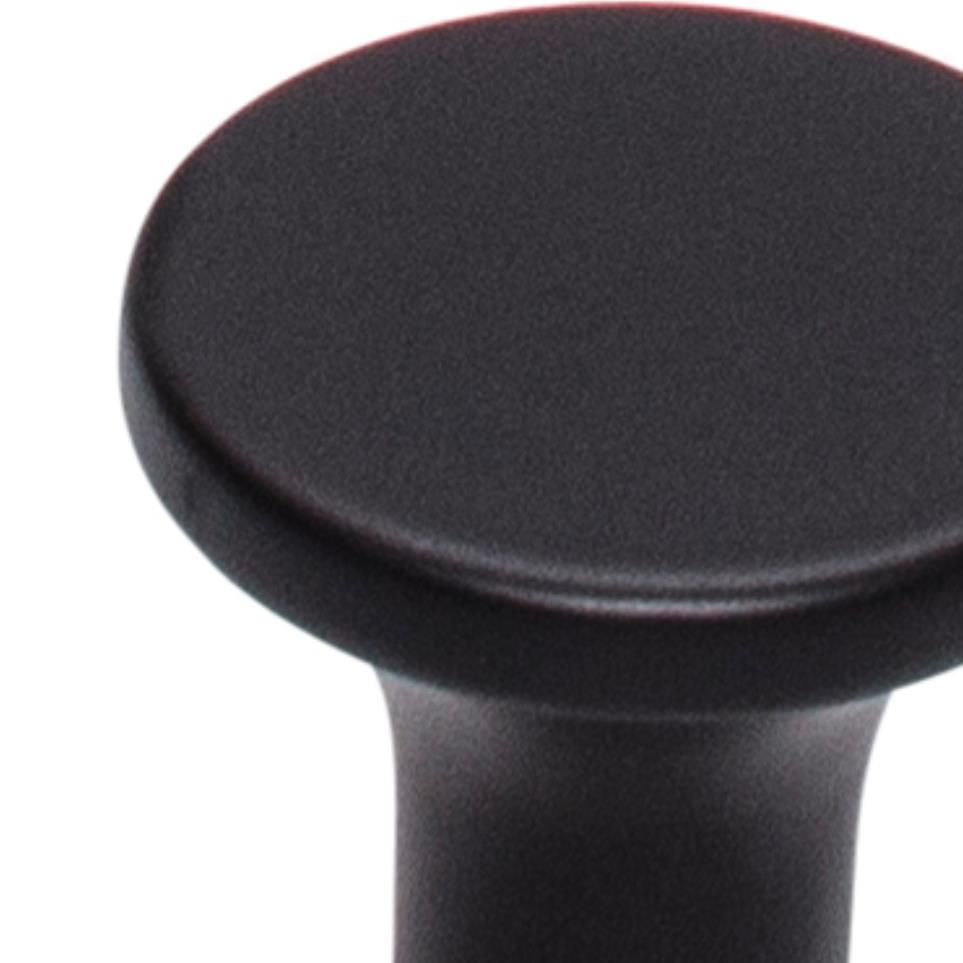 Knob Flat Black Black Knobs